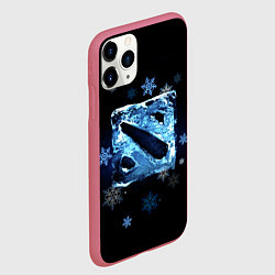 Чехол iPhone 11 Pro матовый Dota 2 - ice, цвет: 3D-малиновый — фото 2