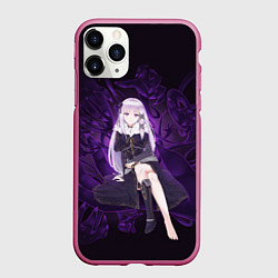 Чехол iPhone 11 Pro матовый Сателла Re:Zero, цвет: 3D-малиновый