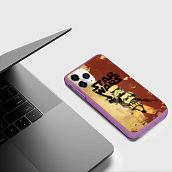 Чехол iPhone 11 Pro матовый Звездные войны - клон, цвет: 3D-фиолетовый — фото 2