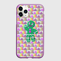 Чехол iPhone 11 Pro матовый Новый прянич, цвет: 3D-фиолетовый