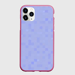 Чехол iPhone 11 Pro матовый Пиксельная клетка, цвет: 3D-малиновый