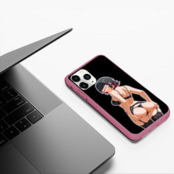 Чехол iPhone 11 Pro матовый Sexy Ellen Joe - Zenless zone zero, цвет: 3D-малиновый — фото 2