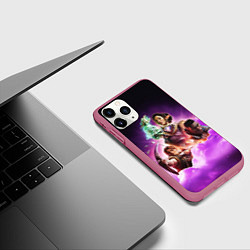 Чехол iPhone 11 Pro матовый Poster Dragon age, цвет: 3D-малиновый — фото 2