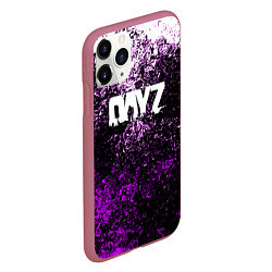 Чехол iPhone 11 Pro матовый Dayz неоновые краски, цвет: 3D-малиновый — фото 2