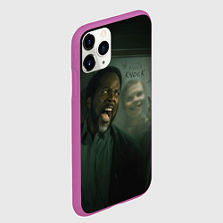 Чехол iPhone 11 Pro матовый Извне тук-тук, цвет: 3D-фиолетовый — фото 2