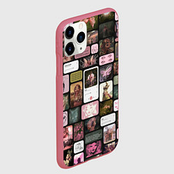 Чехол iPhone 11 Pro матовый Melanie Martinez portals, цвет: 3D-малиновый — фото 2
