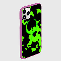 Чехол iPhone 11 Pro матовый Quake camo, цвет: 3D-фиолетовый — фото 2