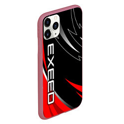 Чехол iPhone 11 Pro матовый Exeed - red uniform, цвет: 3D-малиновый — фото 2