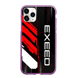 Чехол iPhone 11 Pro матовый Exeed - red uniform, цвет: 3D-фиолетовый