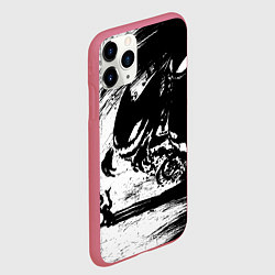 Чехол iPhone 11 Pro матовый Генгар, цвет: 3D-малиновый — фото 2