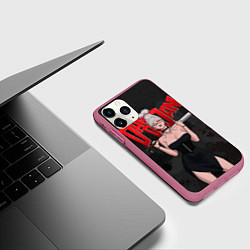 Чехол iPhone 11 Pro матовый Seiko Granny, цвет: 3D-малиновый — фото 2