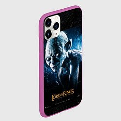 Чехол iPhone 11 Pro матовый Lord of the rings - gollum, цвет: 3D-фиолетовый — фото 2