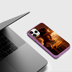 Чехол iPhone 11 Pro матовый Indiana Jones and the Great Circle, цвет: 3D-фиолетовый — фото 2