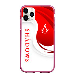 Чехол iPhone 11 Pro матовый Assassins creed - shadows