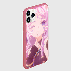 Чехол iPhone 11 Pro матовый Genshin Impact Ситлали нэко, цвет: 3D-малиновый — фото 2