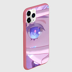 Чехол iPhone 11 Pro матовый Genshin Impact Ситлали кадр, цвет: 3D-малиновый — фото 2