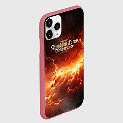 Чехол iPhone 11 Pro матовый Kingdom Come Deliverance 2 logo, цвет: 3D-малиновый — фото 2