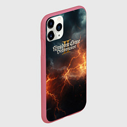 Чехол iPhone 11 Pro матовый Kingdom Come Deliverance 2 лого на небе, цвет: 3D-малиновый — фото 2