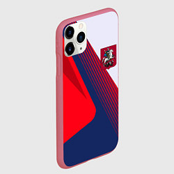 Чехол iPhone 11 Pro матовый Герб Москвы, цвет: 3D-малиновый — фото 2