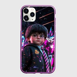 Чехол iPhone 11 Pro матовый Гарри Поттер в Америке, цвет: 3D-фиолетовый