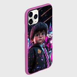 Чехол iPhone 11 Pro матовый Гарри Поттер в Америке, цвет: 3D-фиолетовый — фото 2