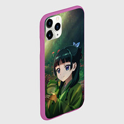 Чехол iPhone 11 Pro матовый МаоМао и лягушка - Монолог Фармацевта, цвет: 3D-фиолетовый — фото 2