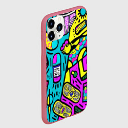 Чехол iPhone 11 Pro матовый Стандартные подарки мужчинам, цвет: 3D-малиновый — фото 2