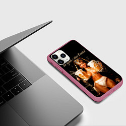 Чехол iPhone 11 Pro матовый Все дуреют с этого Египта, цвет: 3D-малиновый — фото 2