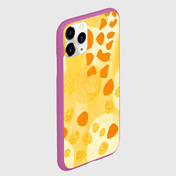 Чехол iPhone 11 Pro матовый Солнечные пятна жирафа, цвет: 3D-фиолетовый — фото 2