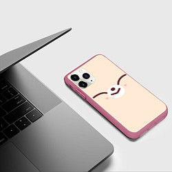 Чехол iPhone 11 Pro матовый FoxINy skzoo, цвет: 3D-малиновый — фото 2