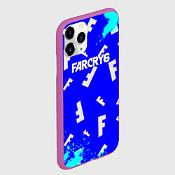 Чехол iPhone 11 Pro матовый Farcry 6 pattern, цвет: 3D-фиолетовый — фото 2