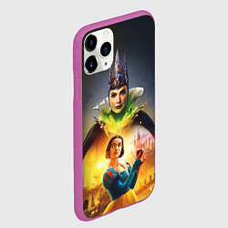 Чехол iPhone 11 Pro матовый Белоснежка и Мачеха, цвет: 3D-фиолетовый — фото 2