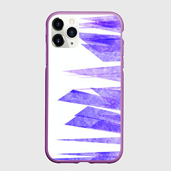 Чехол iPhone 11 Pro матовый Color white purple, цвет: 3D-фиолетовый