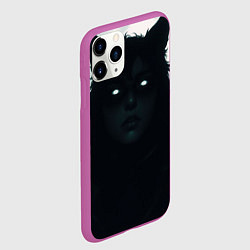 Чехол iPhone 11 Pro матовый Волчица, цвет: 3D-фиолетовый — фото 2