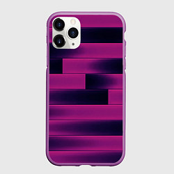 Чехол iPhone 11 Pro матовый Color pink square, цвет: 3D-фиолетовый
