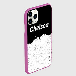 Чехол iPhone 11 Pro матовый Chelsea ночь, цвет: 3D-фиолетовый — фото 2