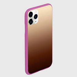 Чехол iPhone 11 Pro матовый Мокко мусс омбре, цвет: 3D-фиолетовый — фото 2