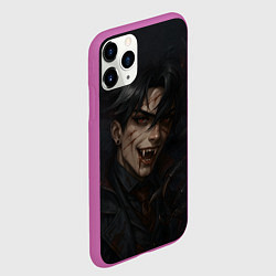 Чехол iPhone 11 Pro матовый Ризли вампирская тематика, цвет: 3D-фиолетовый — фото 2
