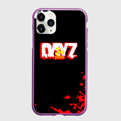 Чехол iPhone 11 Pro матовый Dayz x stalker, цвет: 3D-фиолетовый