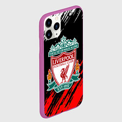 Чехол iPhone 11 Pro матовый Арсенал краски текстура, цвет: 3D-фиолетовый — фото 2