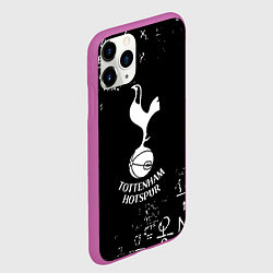 Чехол iPhone 11 Pro матовый ФК Тоттенхэм символы, цвет: 3D-фиолетовый — фото 2