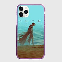 Чехол iPhone 11 Pro матовый Пол Атрейдес Dune part one, цвет: 3D-фиолетовый