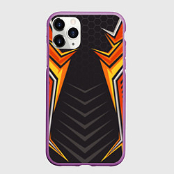 Чехол iPhone 11 Pro матовый Мото белка, цвет: 3D-фиолетовый