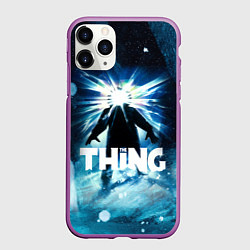 Чехол iPhone 11 Pro матовый Нечто, цвет: 3D-фиолетовый