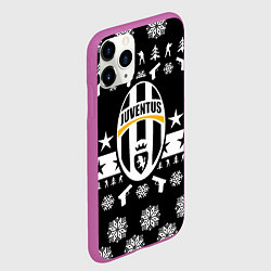 Чехол iPhone 11 Pro матовый Juventus cs go winter, цвет: 3D-фиолетовый — фото 2