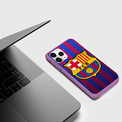 Чехол iPhone 11 Pro матовый Barcelona, цвет: 3D-фиолетовый — фото 2
