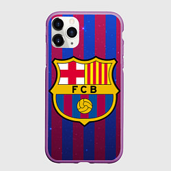 Чехол iPhone 11 Pro матовый Barcelona, цвет: 3D-фиолетовый