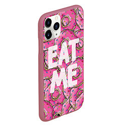 Чехол iPhone 11 Pro матовый Eat me, Homer, цвет: 3D-малиновый — фото 2