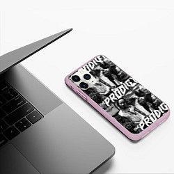 Чехол iPhone 11 Pro матовый The Prodigy, цвет: 3D-розовый — фото 2