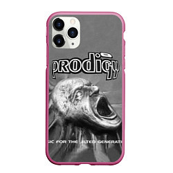 Чехол iPhone 11 Pro матовый The Prodigy: Madness, цвет: 3D-малиновый